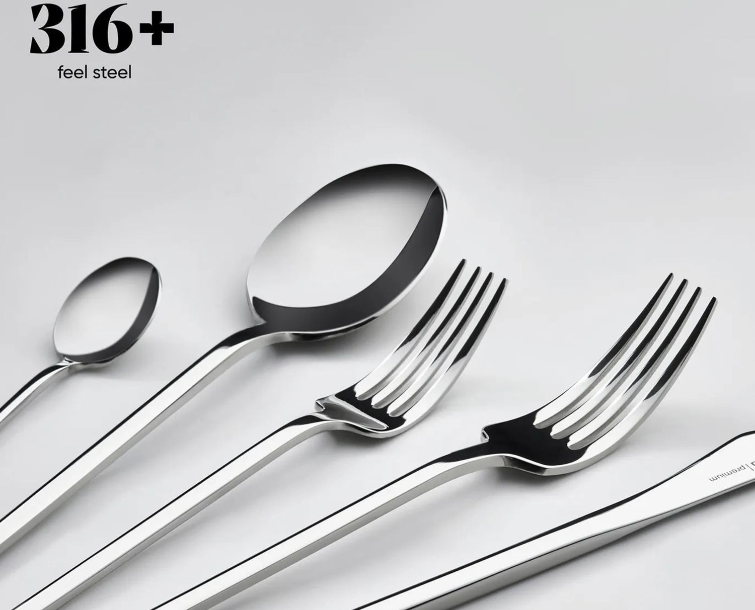 Karaca Look 316+ Staal 84 Delige 12 Persoons Premium Bestekset Karaca Look 316+ Staal 84 Delige 12 Persoons Premium Bestekset