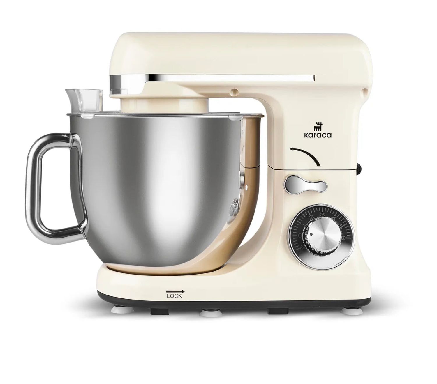 Karaca Blendburst Staande Mixer, 5.7L, 1400W, Iconic Beige