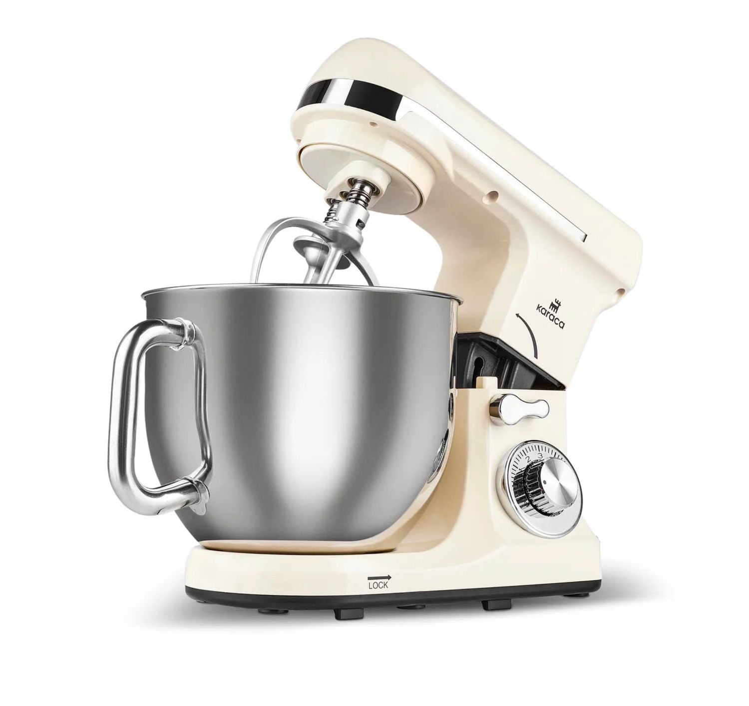 Karaca Blendburst Staande Mixer, 5.7L, 1400W, Iconic Beige