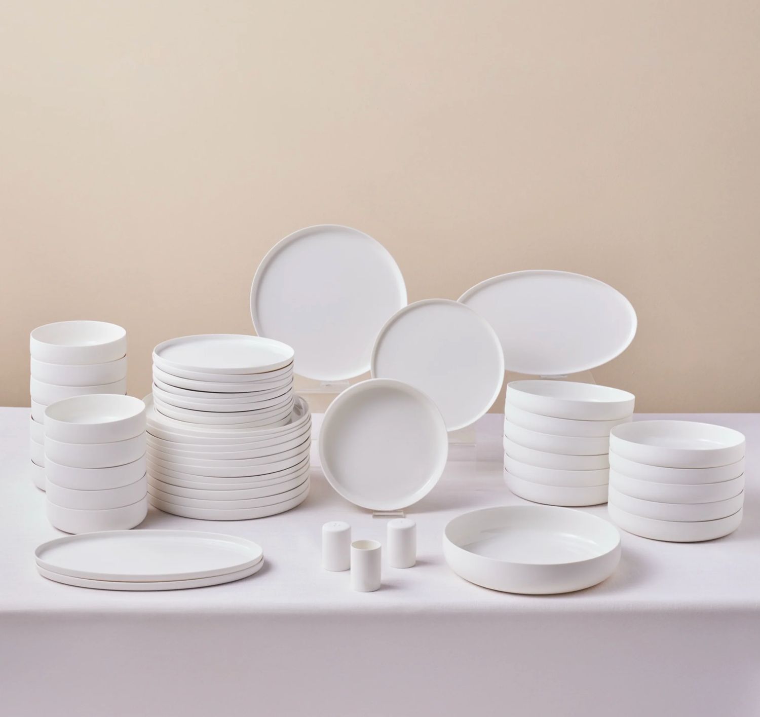 Karaca Earth Collection Matte Glaze 55-delige 12-persoons serviesset