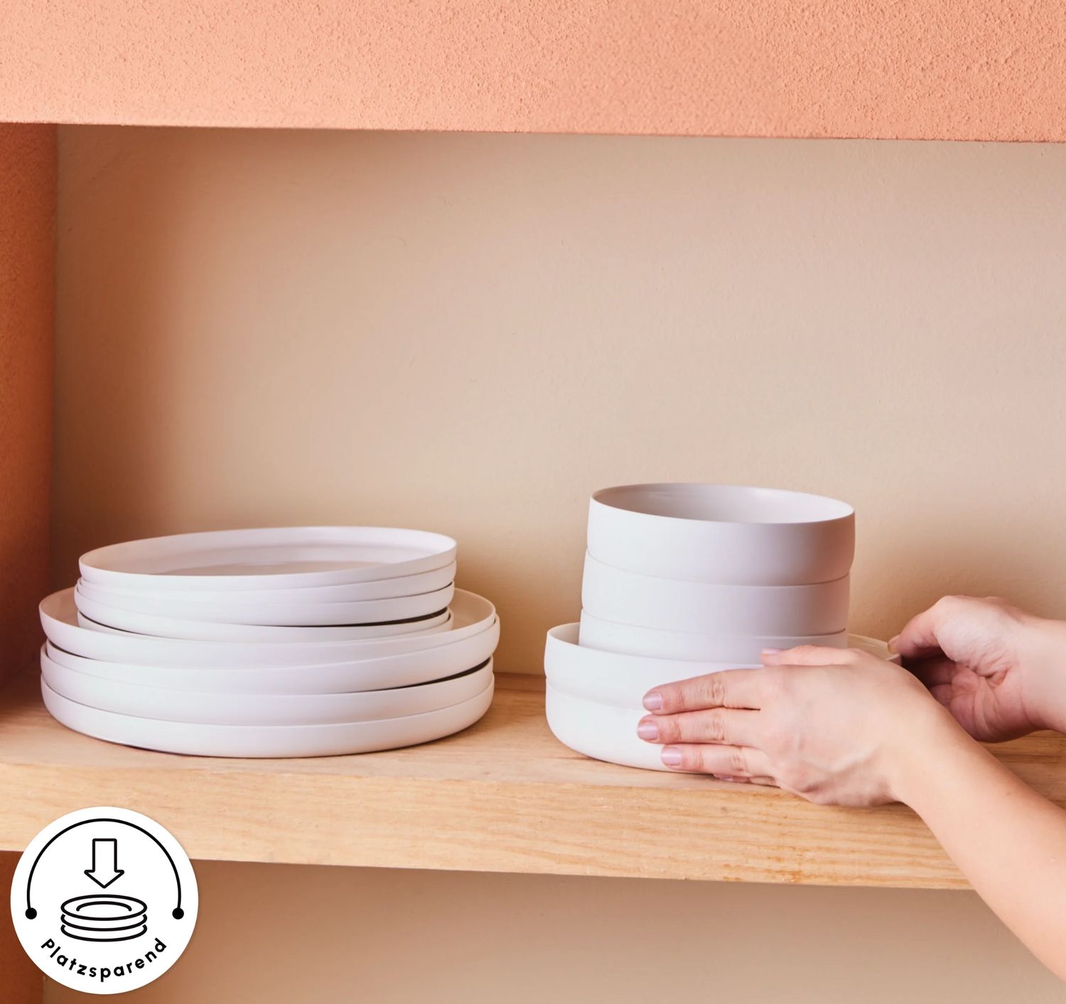 Karaca Earth Collection Matte Glaze 55-delige 12-persoons serviesset