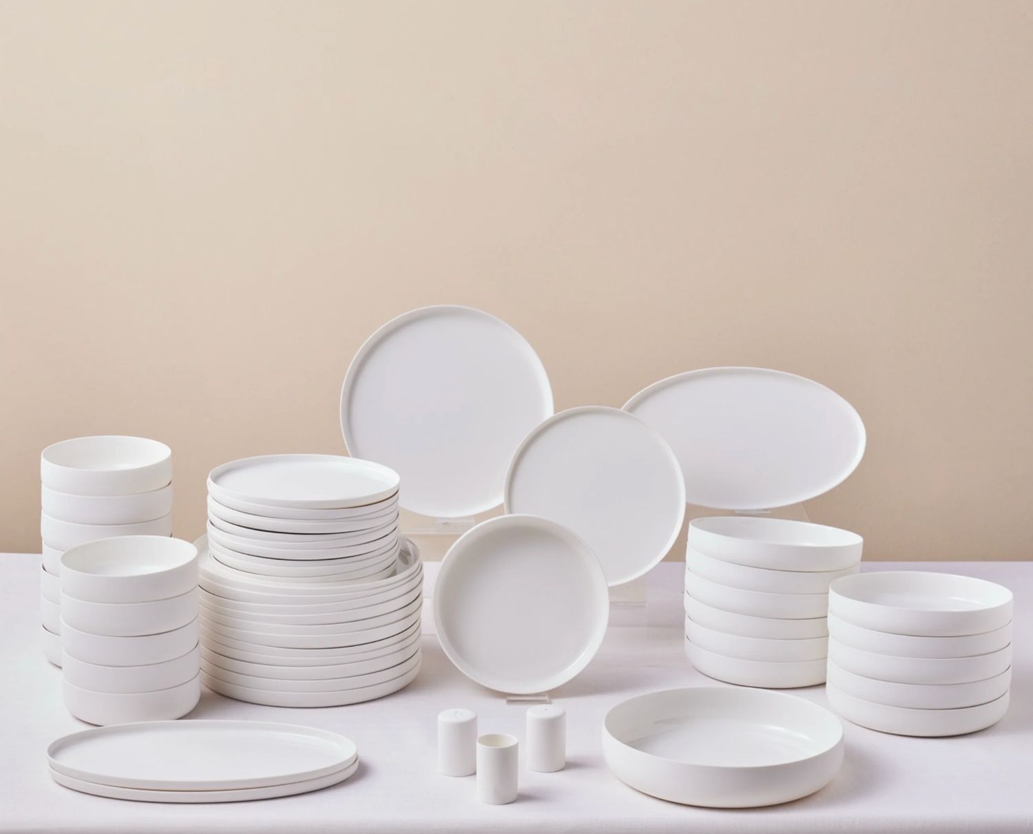 Karaca Earth Collection Matte Glaze 55-delige 12-persoons serviesset