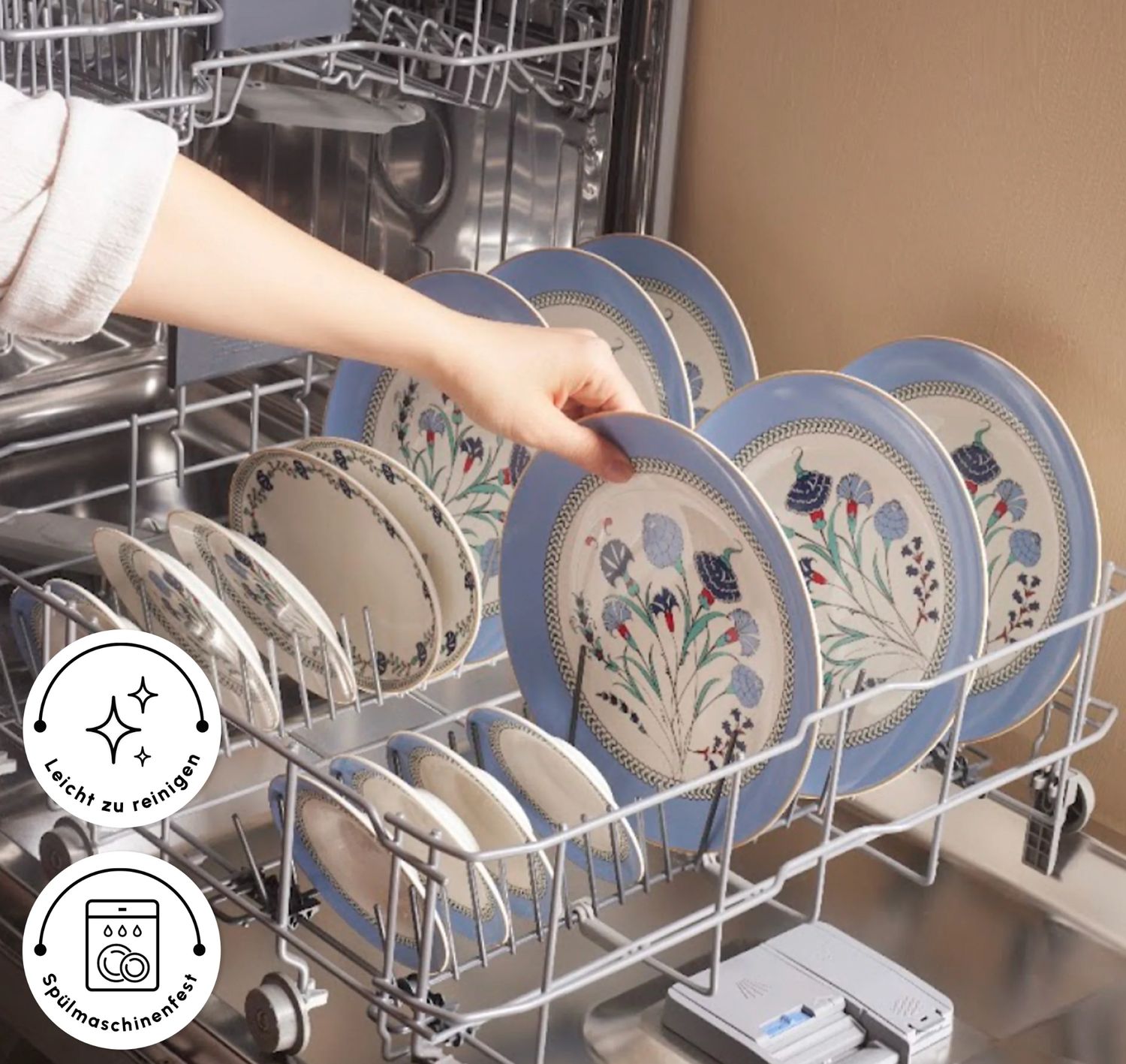 Karaca Blue Clove 26-delige ontbijtset voor 6 personen Karaca Blue Clove 26-delige ontbijtset voor 6 personen