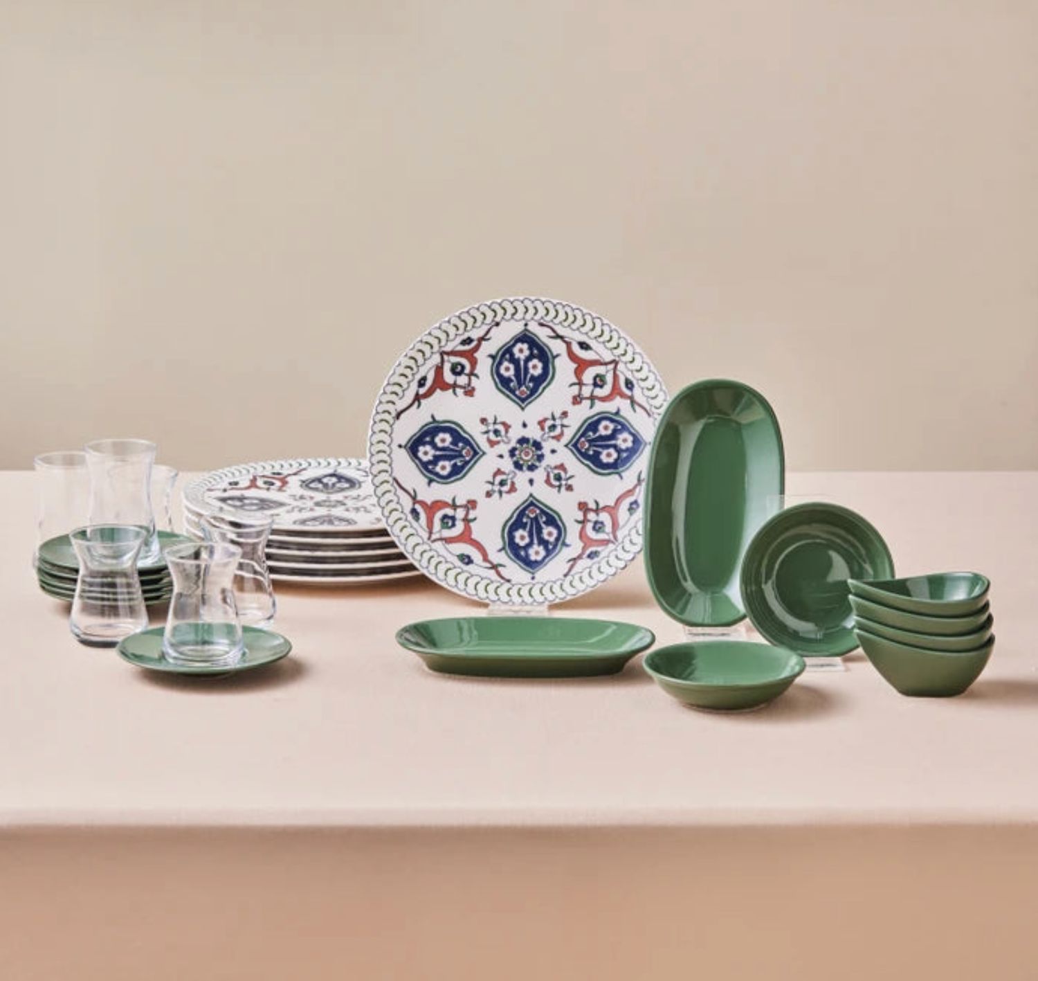 Karaca Forever Bone Salento 26-delige ontbijtset voor 6 personen