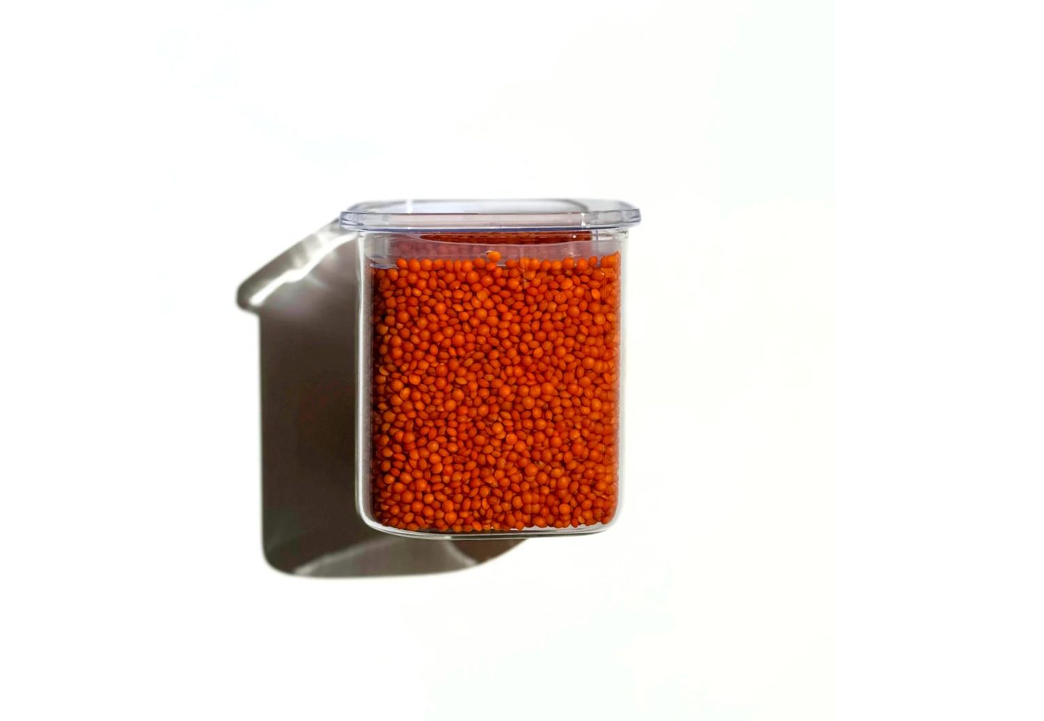 Glazen Voorraadpotten vierkant 800 ml