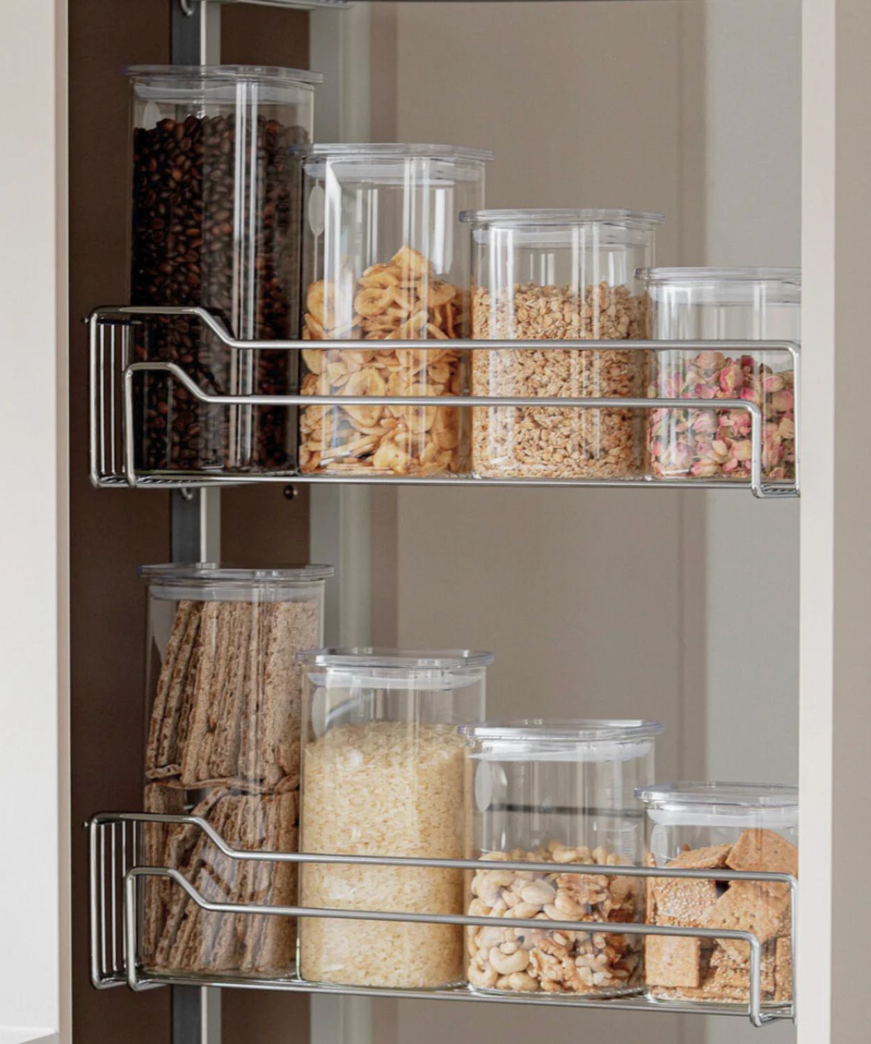 Glazen Voorraadpotten vierkant 800 ml