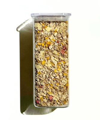 Glazen Voorraadpotten vierkant 1900 ml Glazen Voorraadpotten vierkant 1900 ml