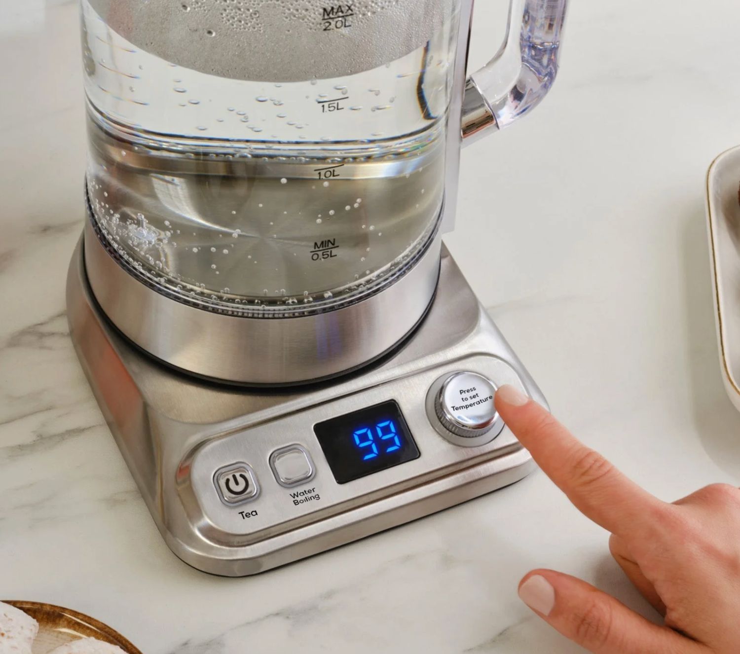 Karaca X Refika Theezetapparaat XL Chroom Karaca X Refika Theezetapparaat XL Chroom