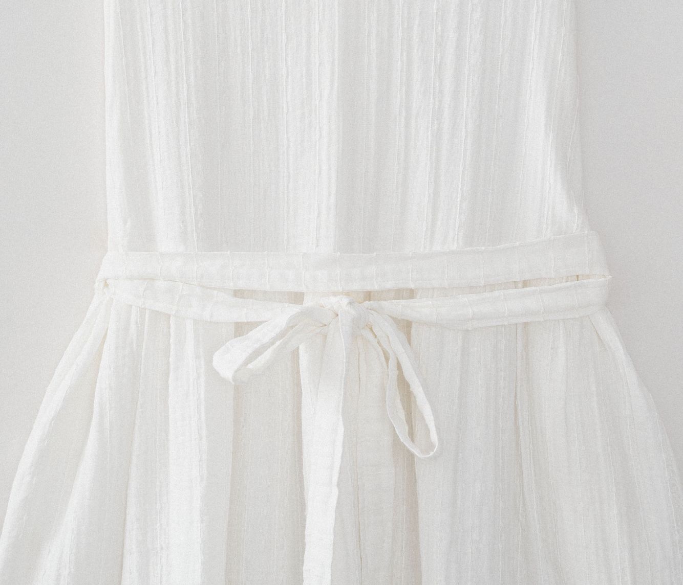 Ecocotton Zeyna Dames jurk Biologisch Katoenen Mousseline Crème