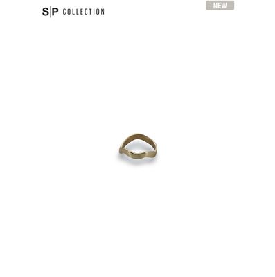 S&P Napkin ring 4,5cm organic gold Charm - set/4