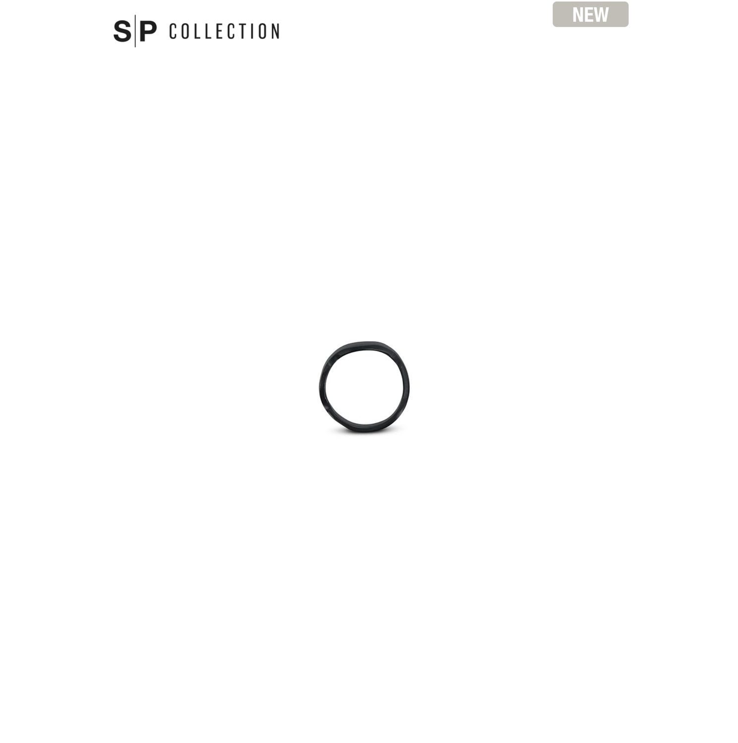 S&P Servetring 4,5cm organisch zwart Charm - set/4 S&P Servetring 4,5cm organisch zwart Charm - set/4