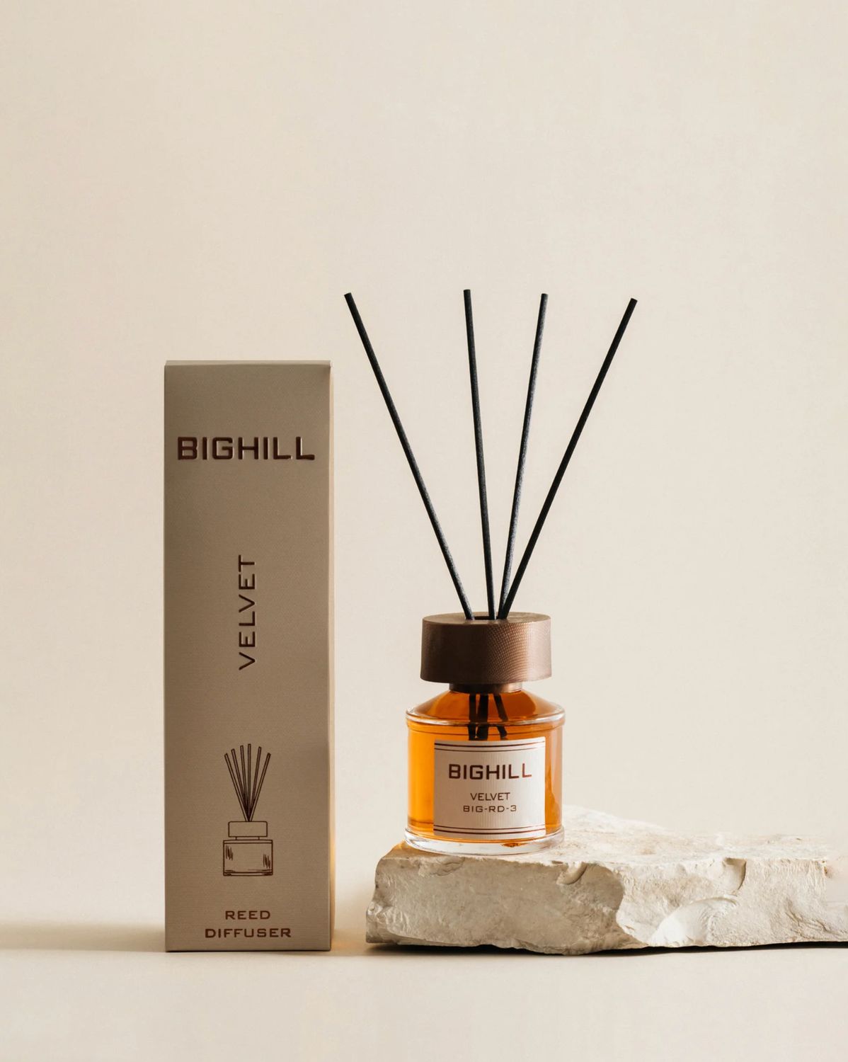 BIGHILL REED DIFFUSER - BIG RD3 VELVET - 120ML BIGHILL REED DIFFUSER - BIG RD3 VELVET - 120ML