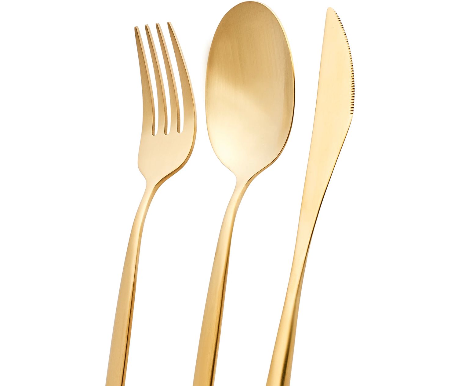 Karaca Lizbon matgouden 30-delige bestekset voor 6 personen Karaca Lizbon matgouden 30-delige bestekset voor 6 personen