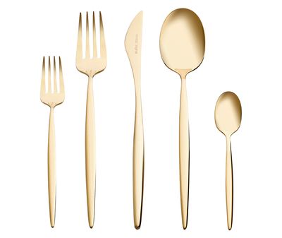 Karaca Lizbon 30-delige bestekset voor 6 personen – goud Karaca Lizbon 30-delige bestekset voor 6 personen – goud