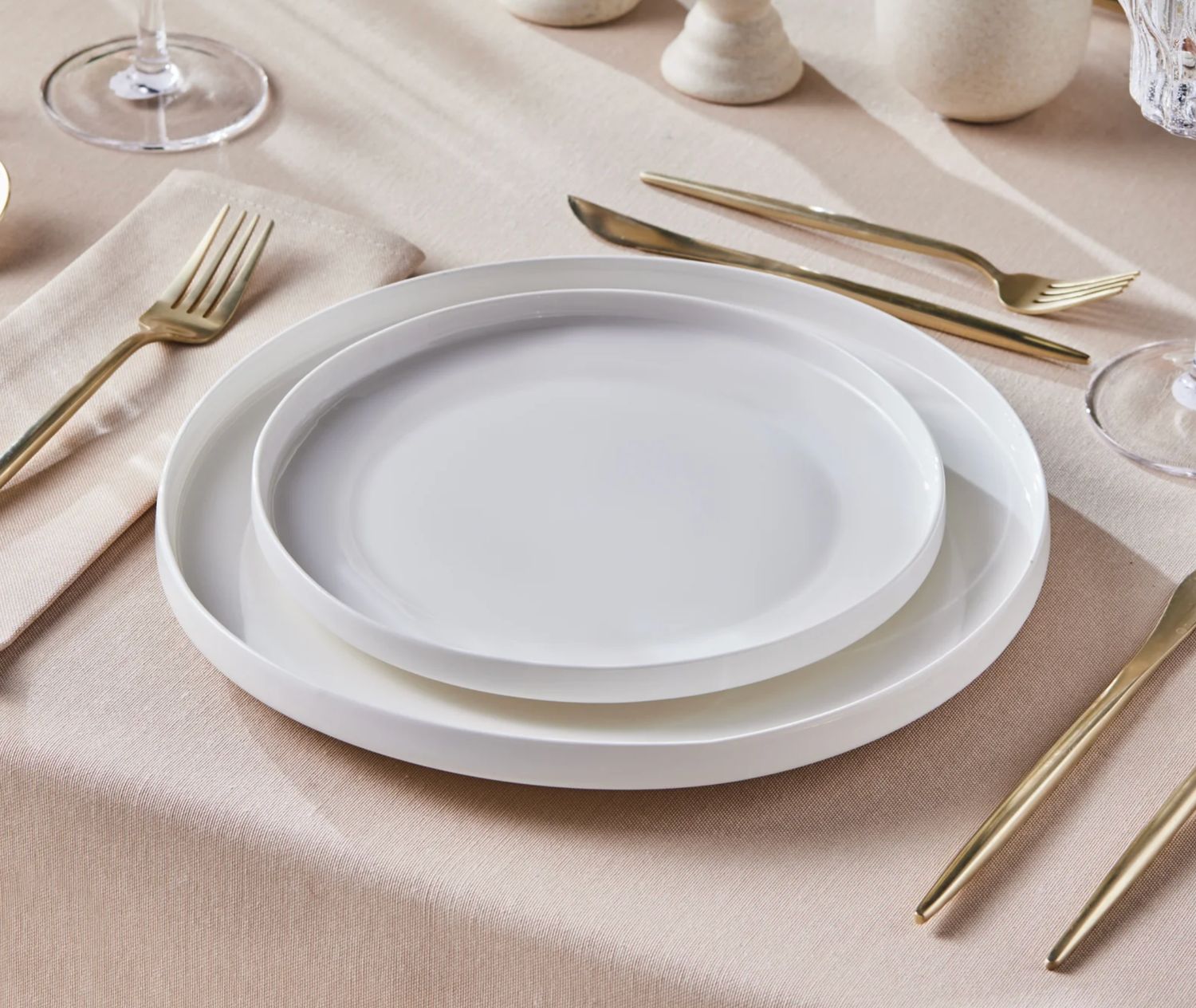 Karaca Streamline New Saturn White 24-delige servies set, 6 personen