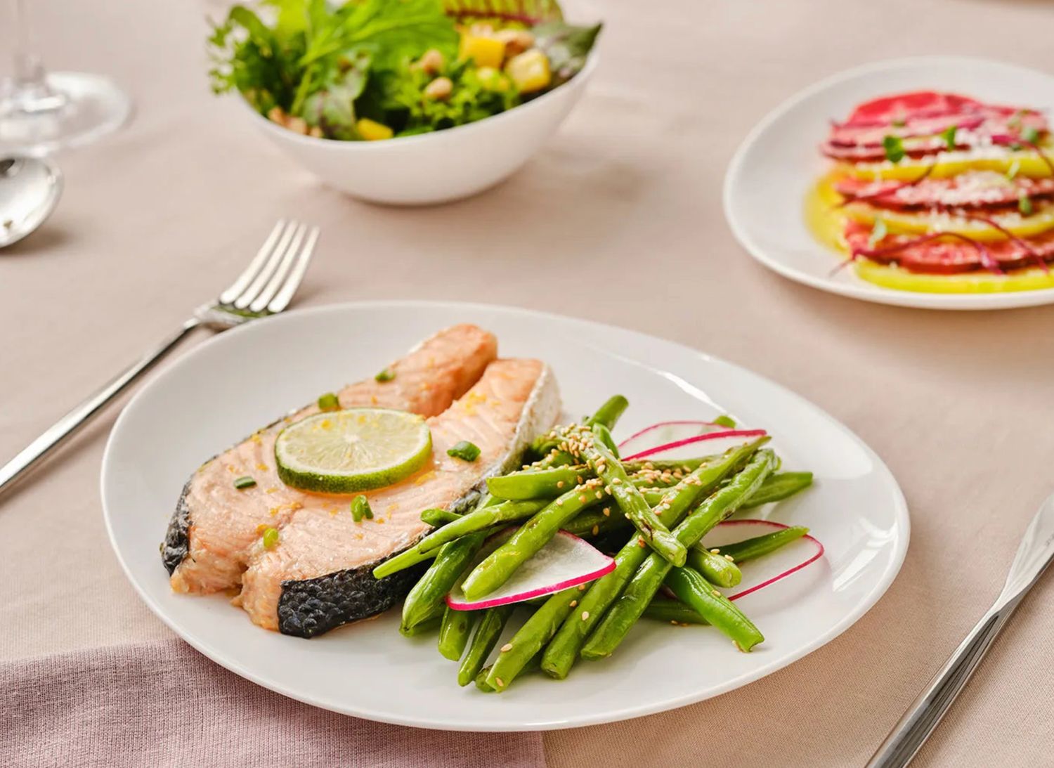 Karaca White Pure 24-delige servies set voor 6 personen