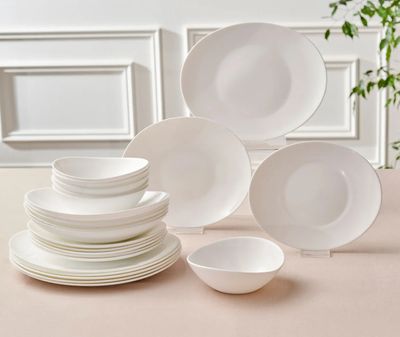 Karaca White Pure 24-delige servies set voor 6 personen Karaca White Pure 24-delige servies set voor 6 personen
