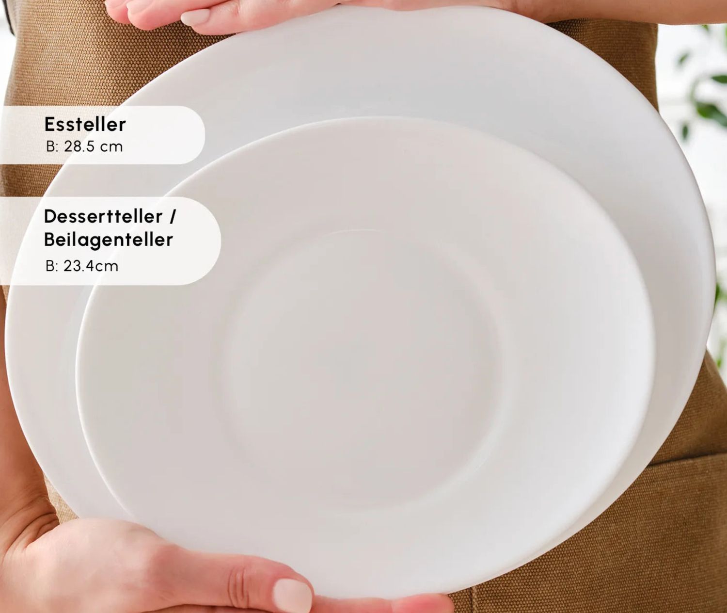 Karaca White Pure 24-delige servies set voor 6 personen