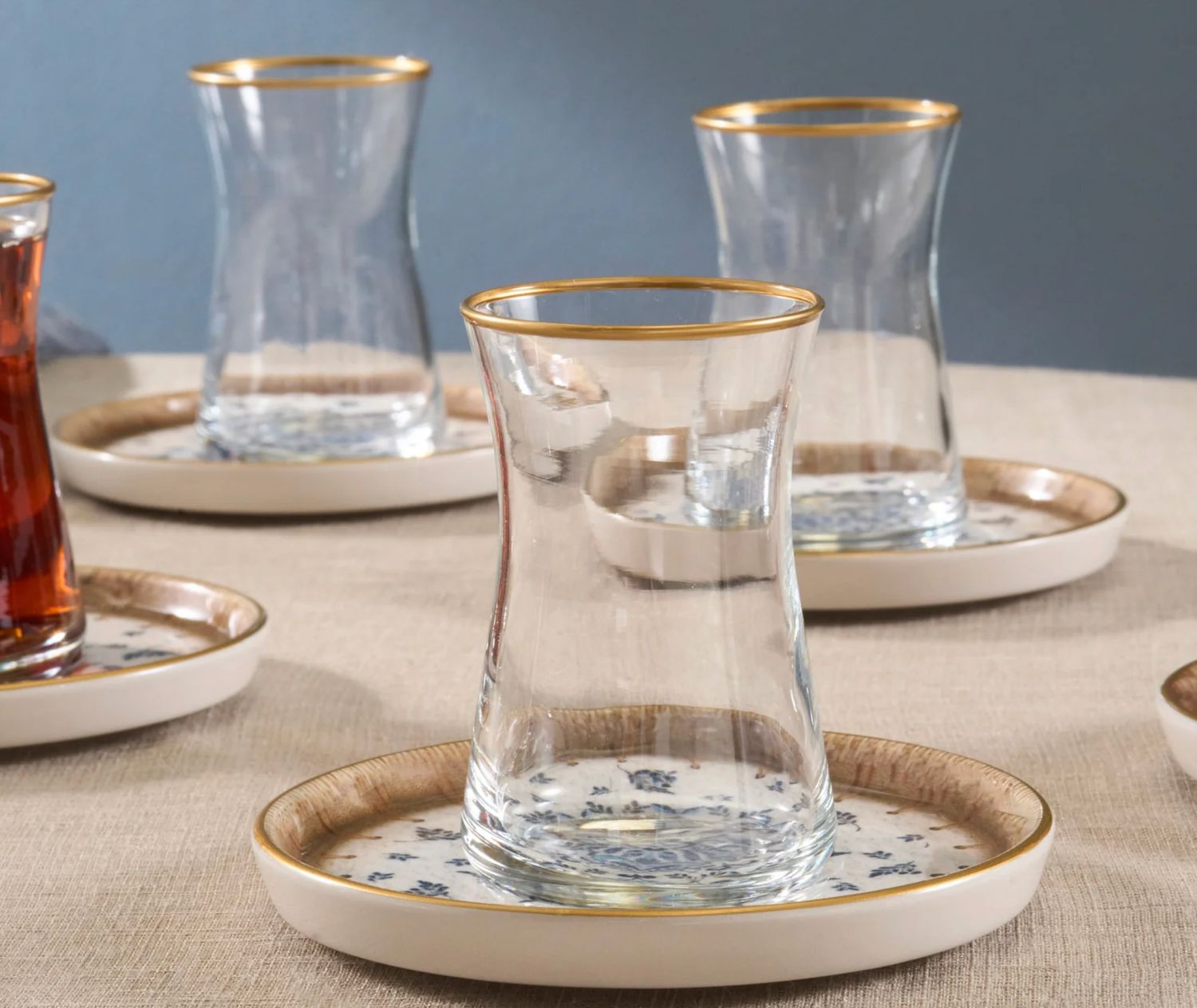 Karaca Elena 12-delige theeglazen set Karaca Elena 12-delige theeglazen set