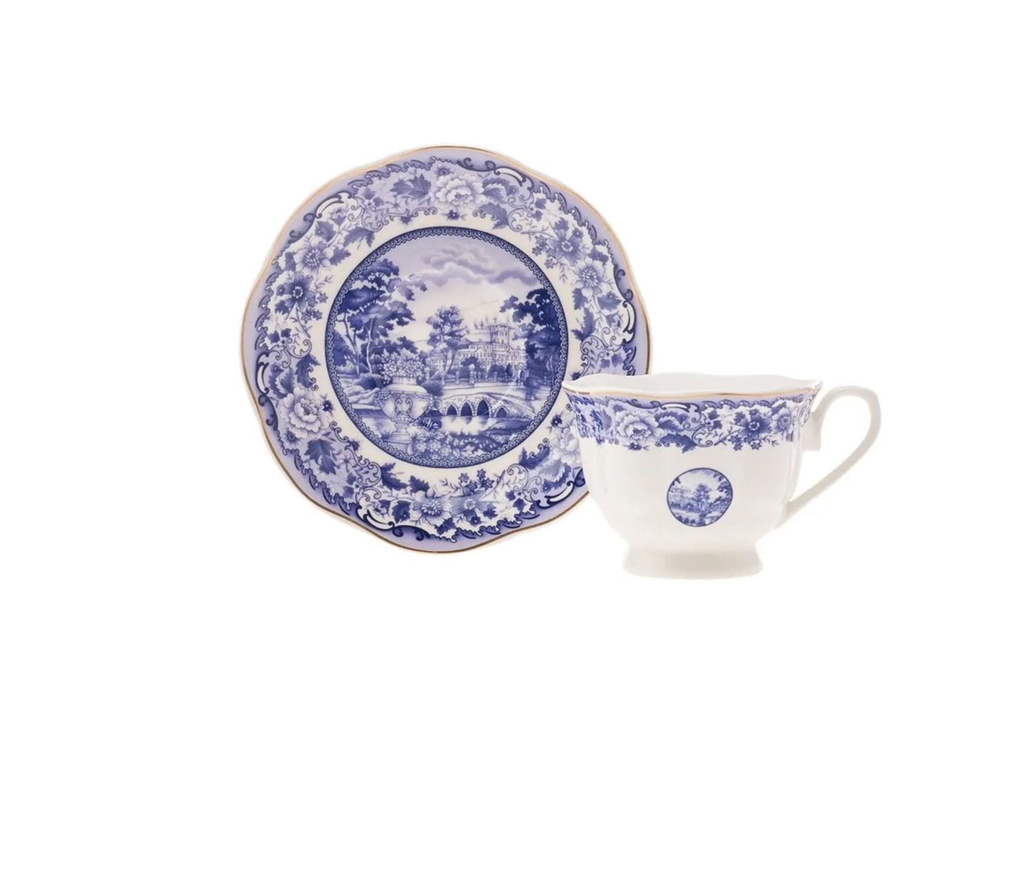 Karaca Blue Odyssey Set van 6 koffiekopjes 80 ml Karaca Blue Odyssey Set van 6 koffiekopjes 80 ml