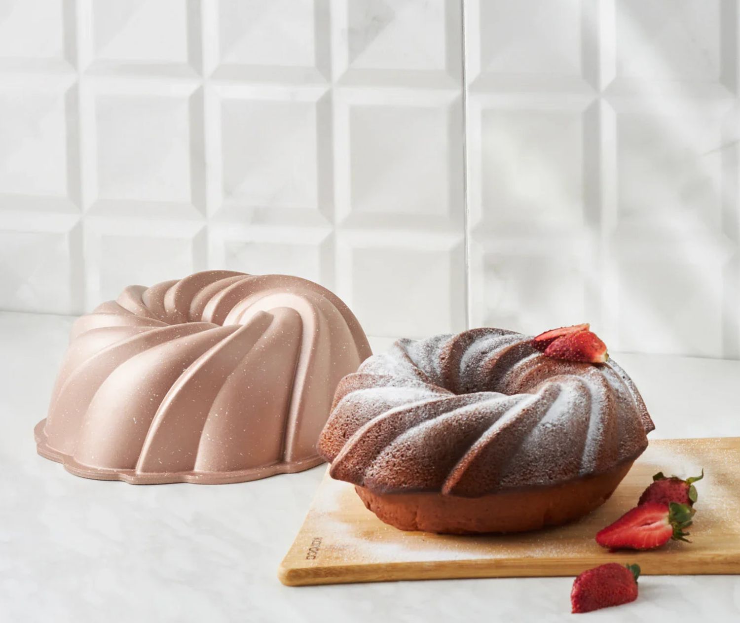 Karaca Pare metalen poedervorm voor cake