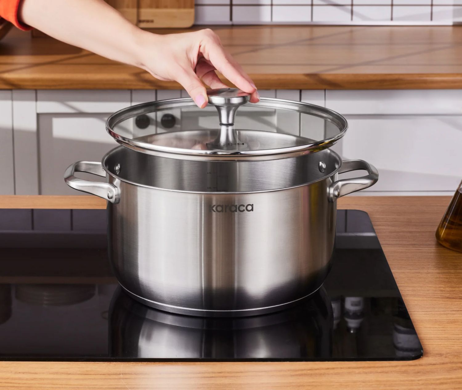 Karaca Elite stalen kookpot 6,7 l 26 cm