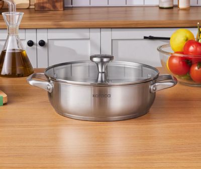 Karaca Elite stalen ondiepe braadpan 24 cm 3 l Karaca Elite stalen ondiepe braadpan 24 cm 3 l