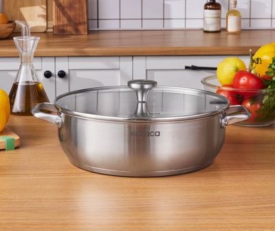 Karaca Elite stalen ondiepe braadpan 30 cm 6,0 l Karaca Elite stalen ondiepe braadpan 30 cm 6,0 l