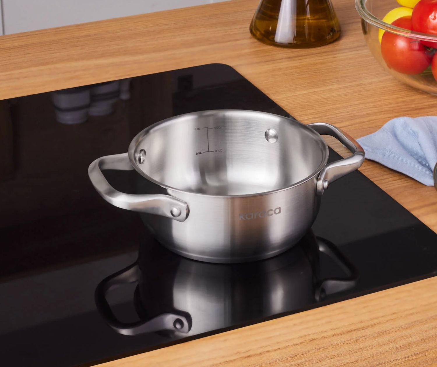 Karaca Elite stalen ondiepe braadpan 16 cm Karaca Elite stalen ondiepe braadpan 16 cm