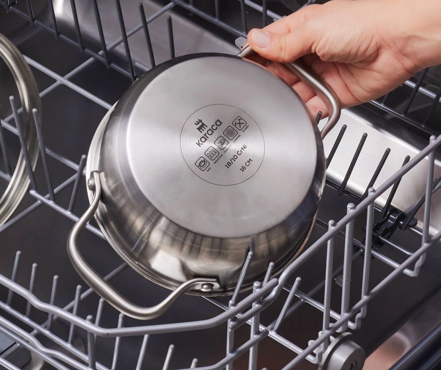 Karaca Elite stalen ondiepe braadpan 16 cm Karaca Elite stalen ondiepe braadpan 16 cm