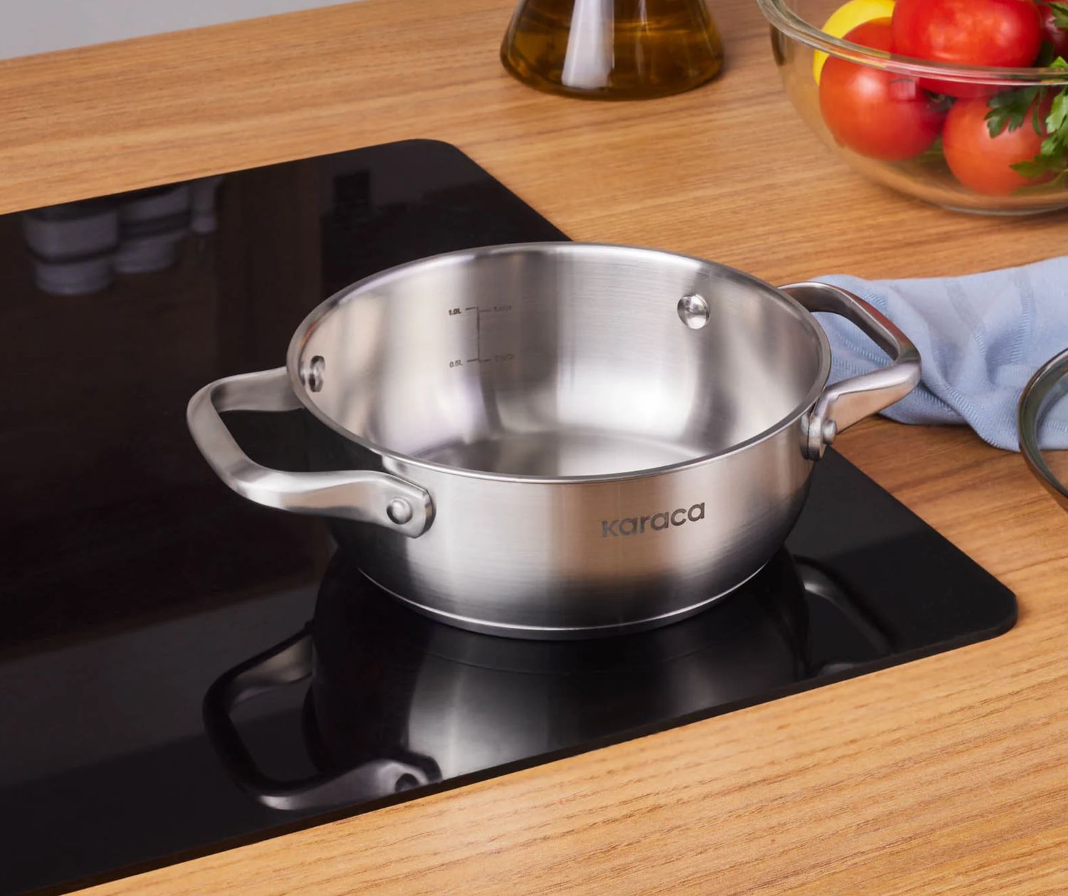 Karaca Elite stalen ondiepe braadpan 18 cm Karaca Elite stalen ondiepe braadpan 18 cm