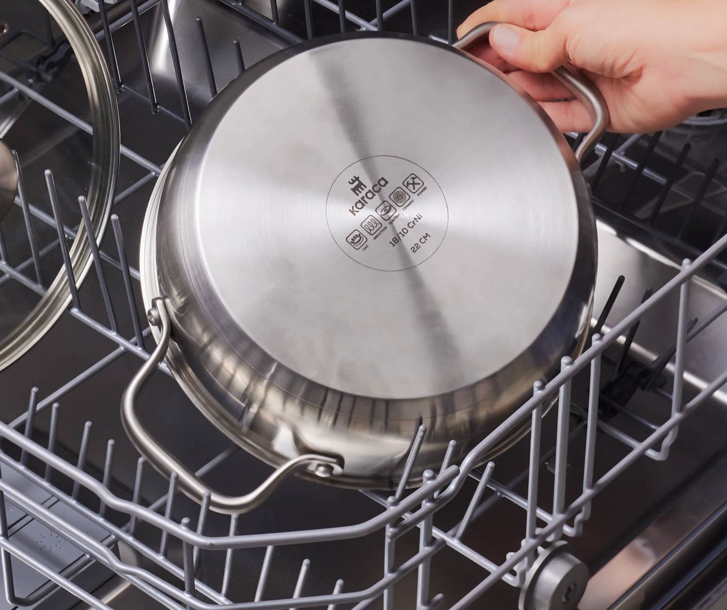 Karaca Elite stalen ondiepe braadpan 22 cm