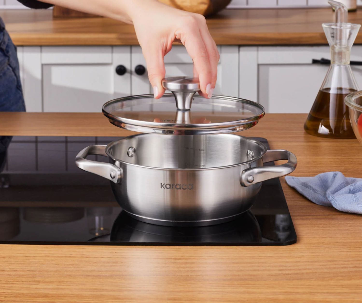 Karaca Elite stalen ondiepe braadpan 18 cm Karaca Elite stalen ondiepe braadpan 18 cm