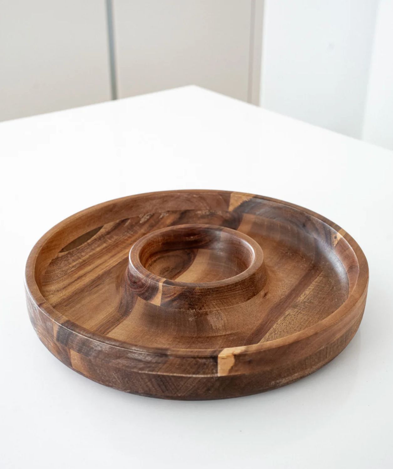 Acacia Duo snackschaal rond