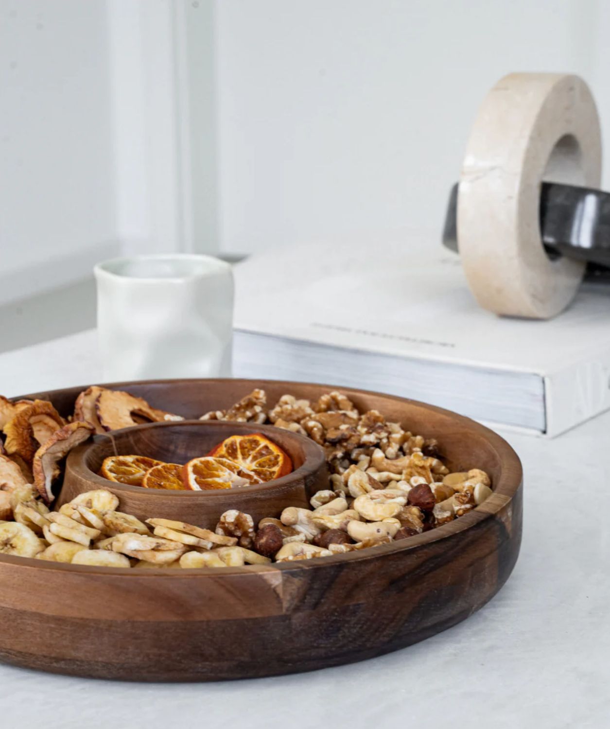 Acacia Duo snackschaal rond