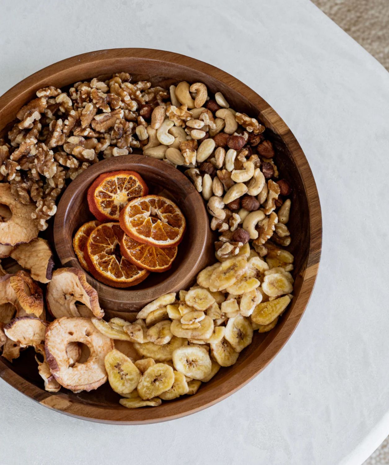 Acacia Duo snackschaal rond