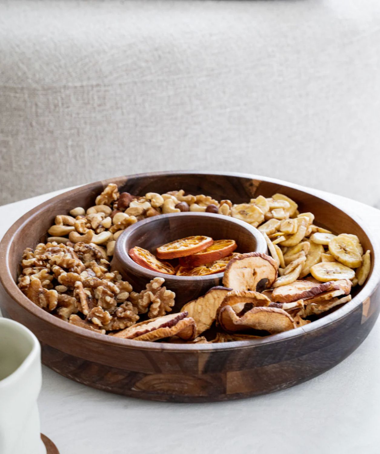 Acacia Duo snackschaal rond