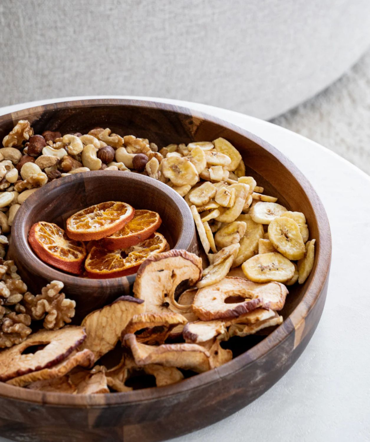 Acacia Duo snackschaal rond