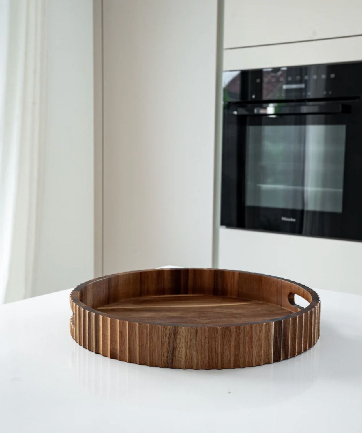 Acaciahouten Stripe dienblad Acaciahouten Stripe dienblad