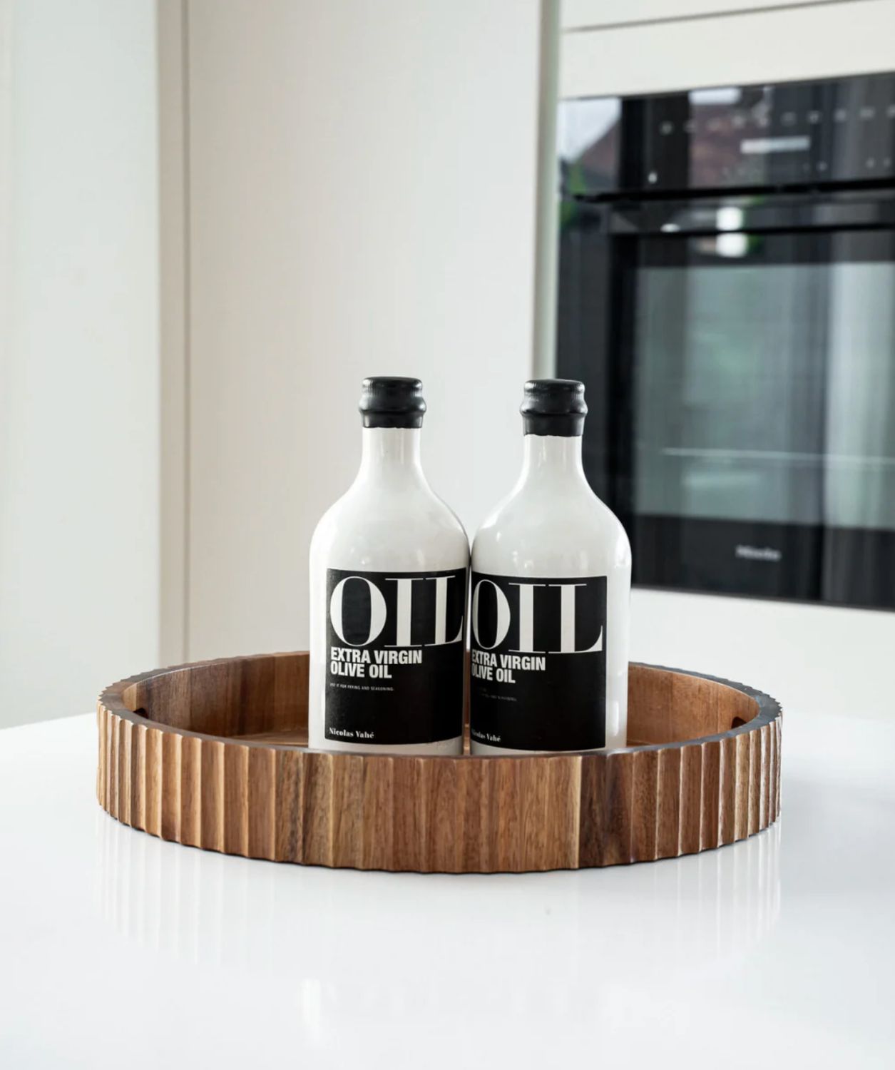 Acaciahouten Stripe dienblad Acaciahouten Stripe dienblad