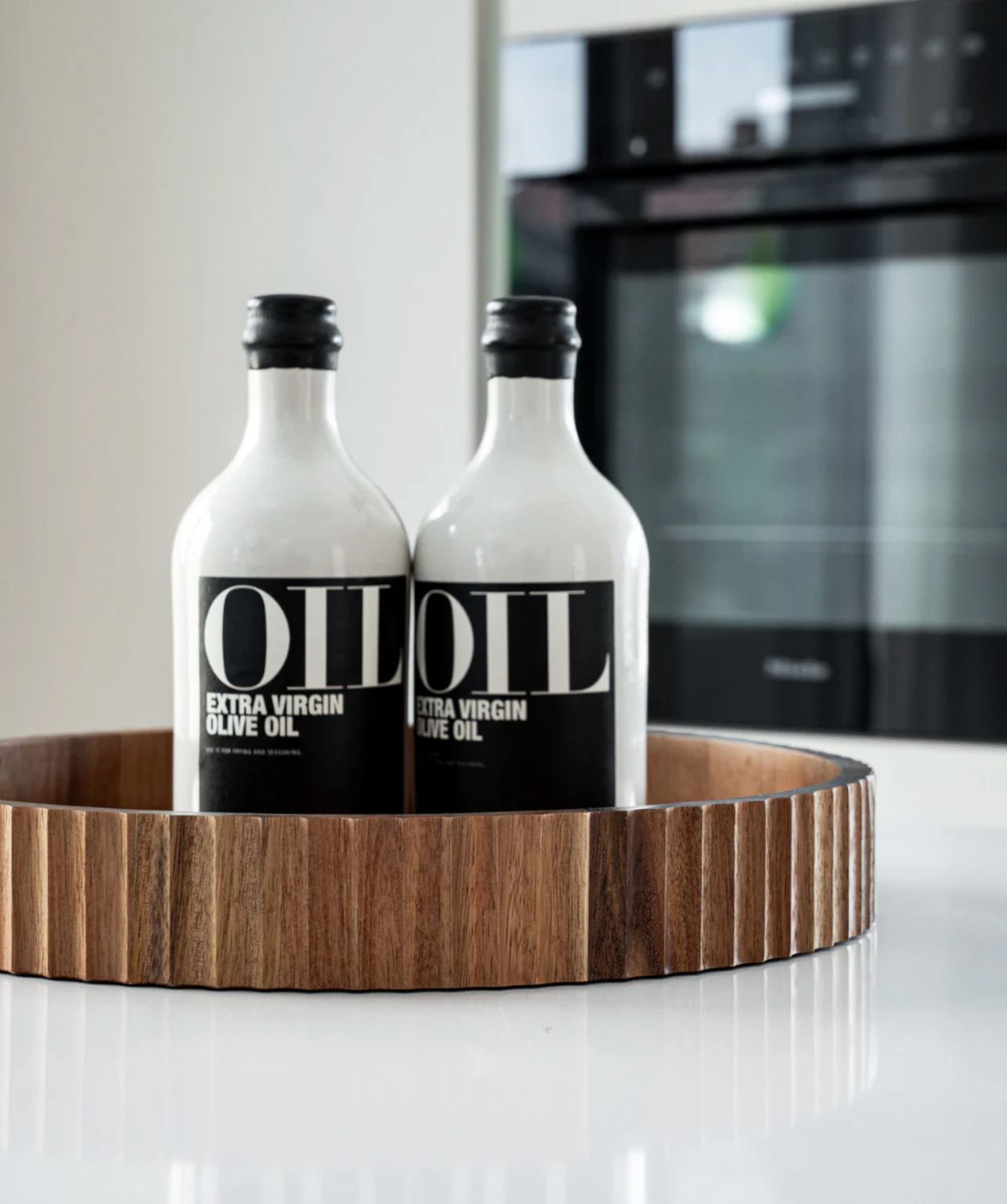 Acaciahouten Stripe dienblad Acaciahouten Stripe dienblad