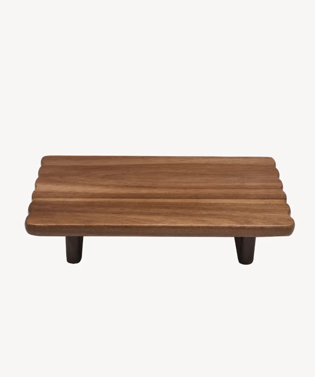 Acacia Wave serveerschaal met voet