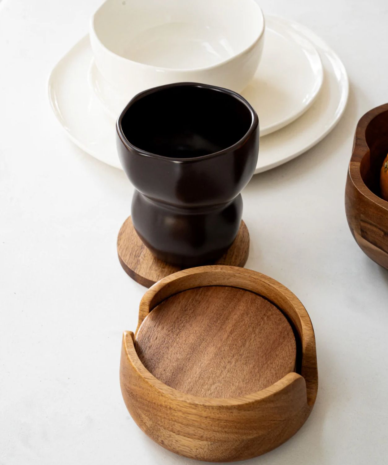 Acacia Lumo onderzettersset - 5 delig