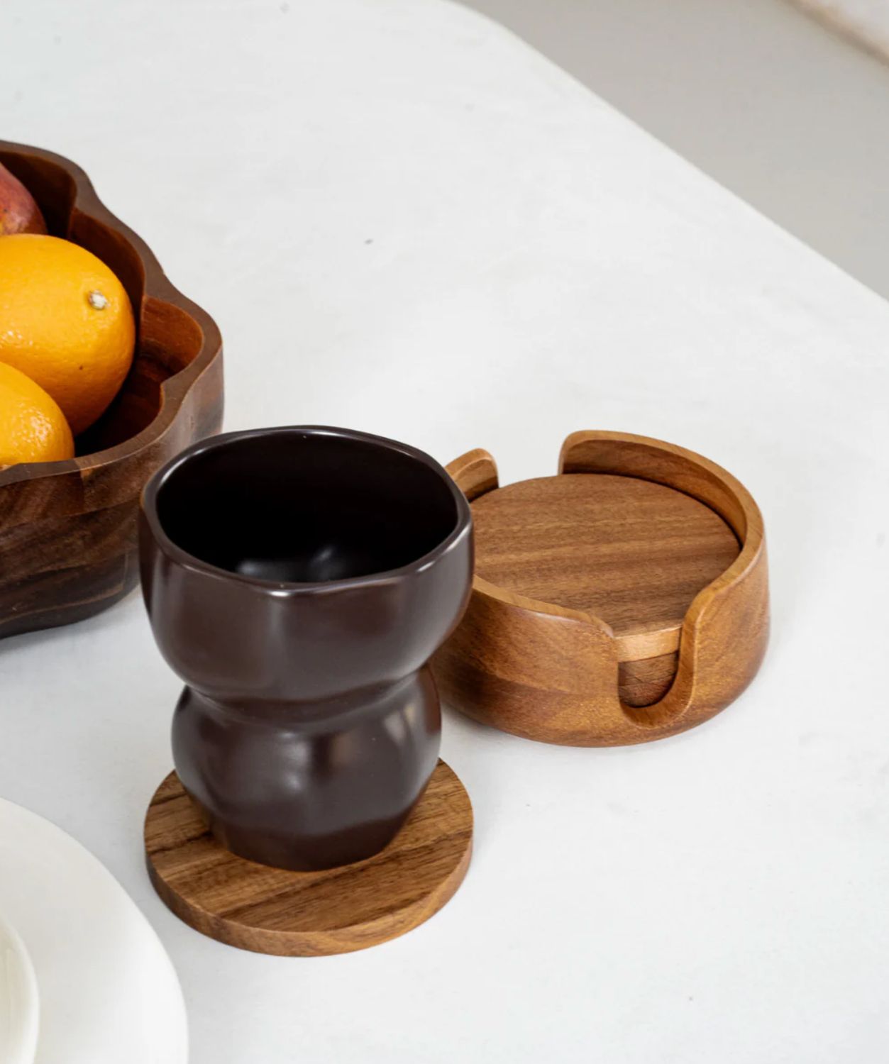 Acacia Lumo onderzettersset - 5 delig