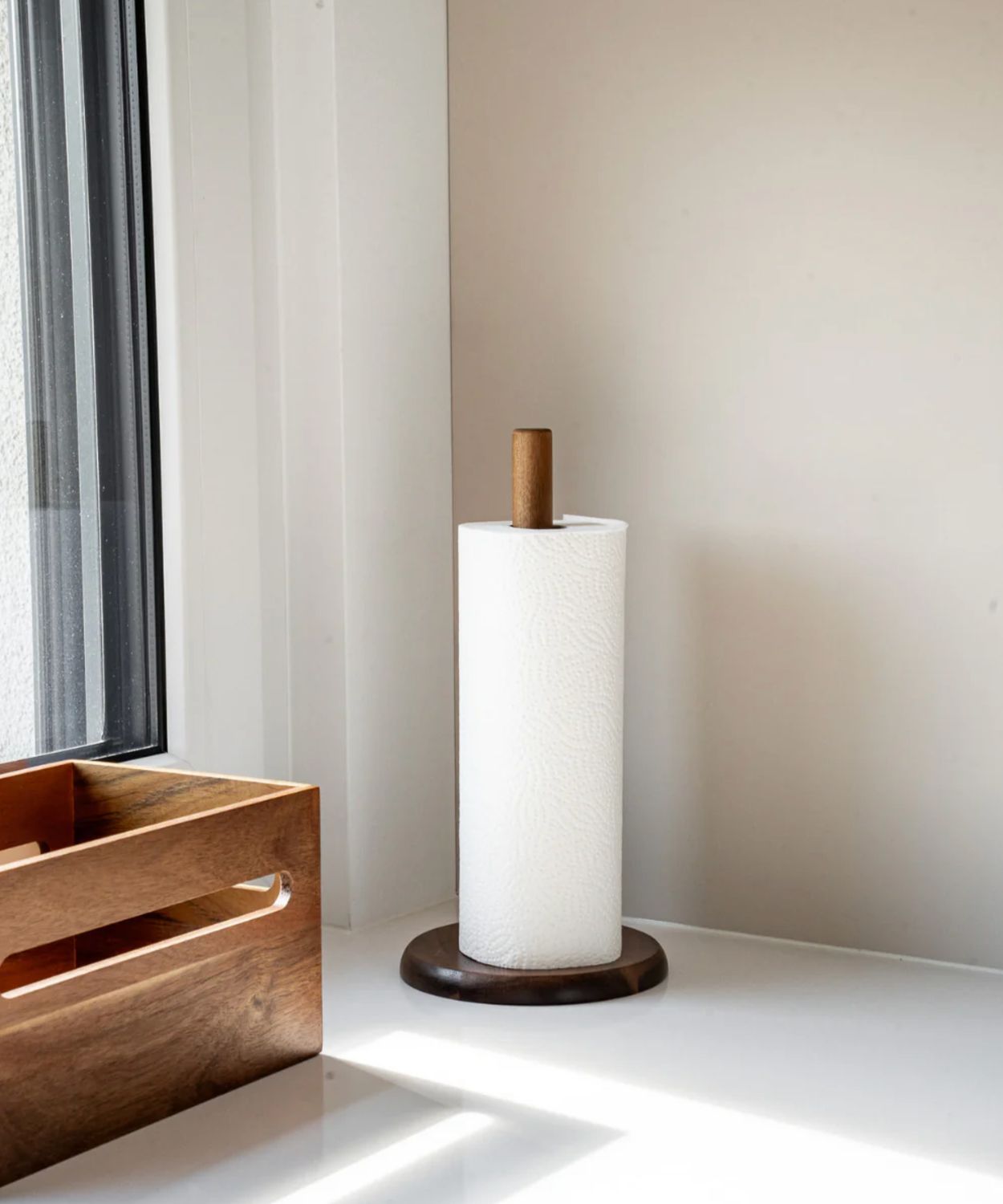 Acacia Lumo keukenrolhouder