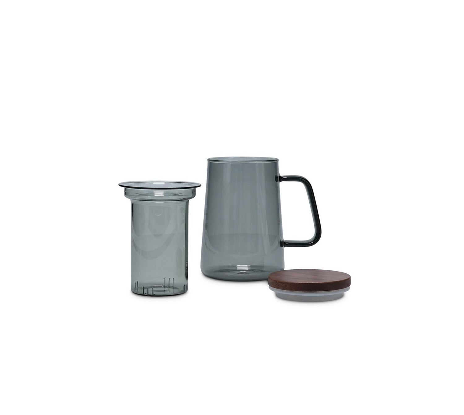 S&P Beker 63cl met glazen filter en deksel grijs Luma S&P Beker 63cl met glazen filter en deksel grijs Luma