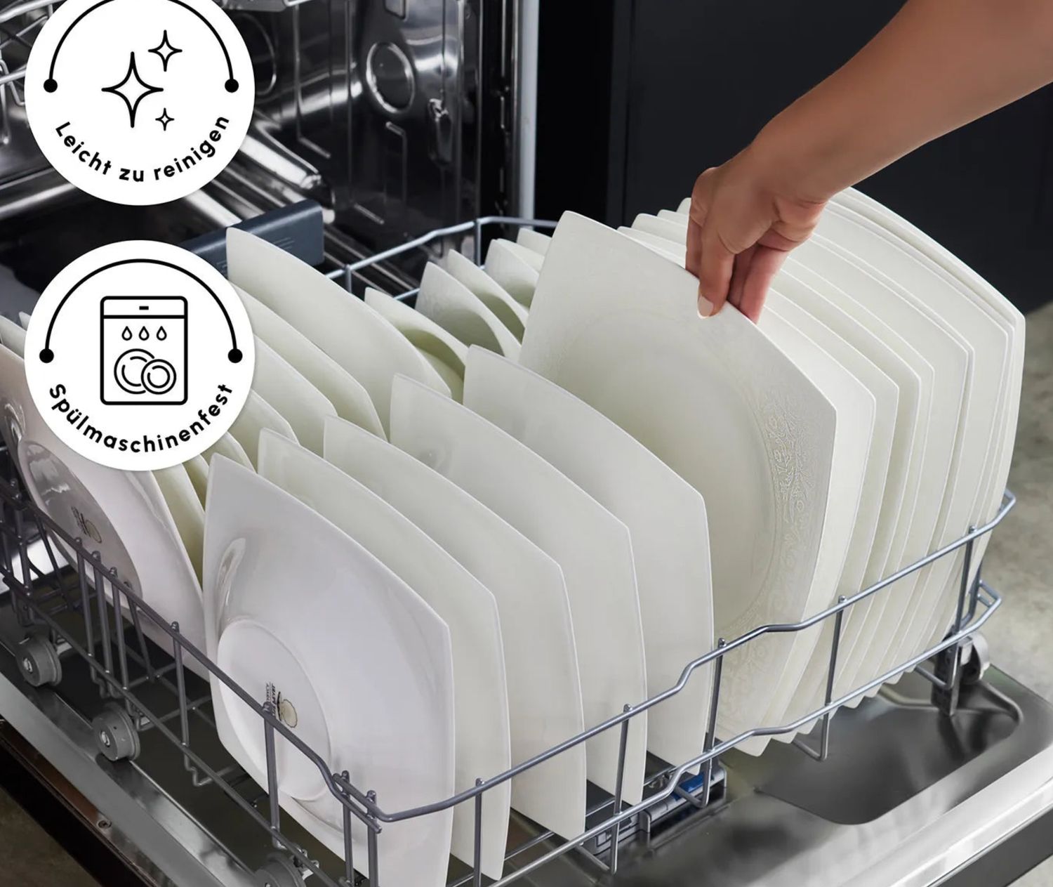 Karaca Fine Pearl Roma 58 Delig 12 Persoons Serviesset