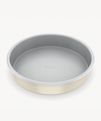 Ronde keramische bakvorm beige – Antiaanbak