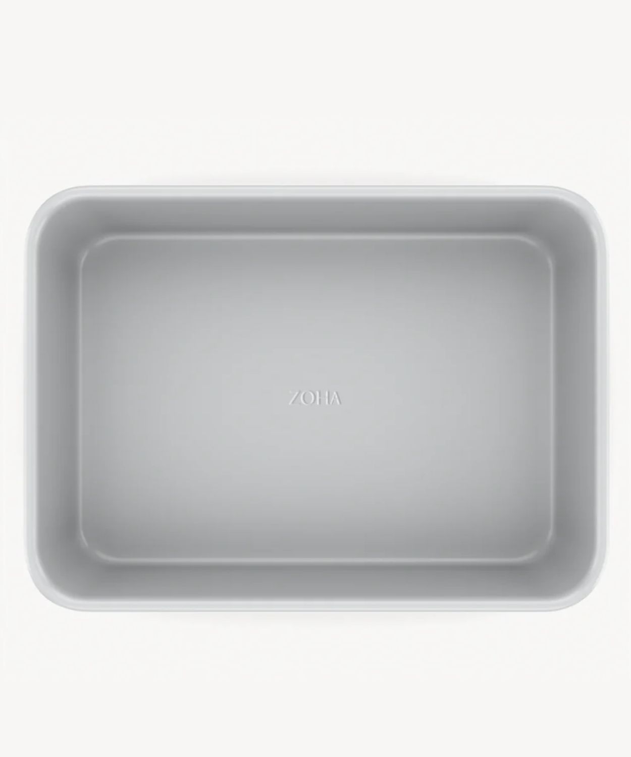 Rechthoekige keramische bakplaat beige – Antiaanbak