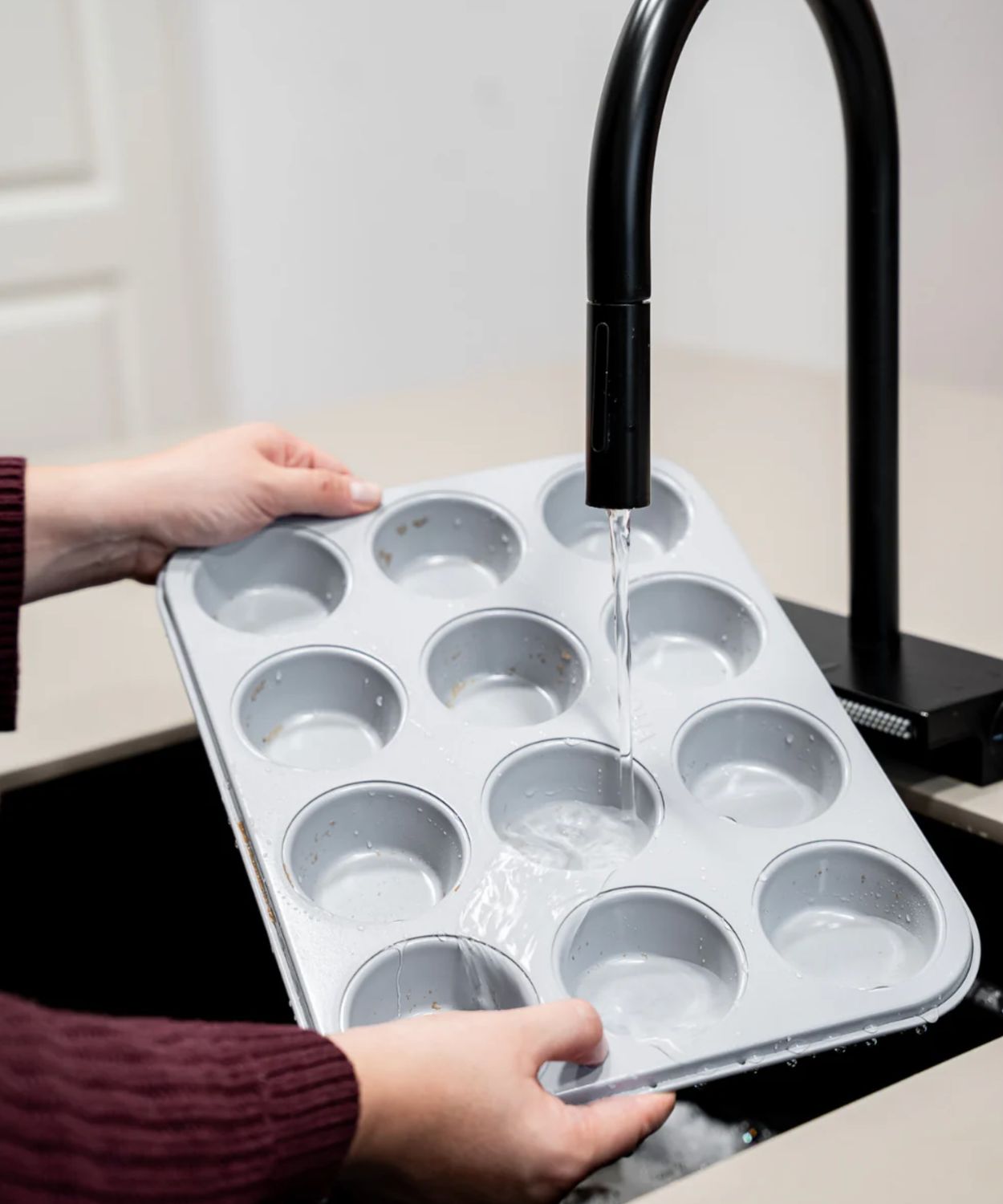 Keramische muffinvorm beige – Antiaanbak